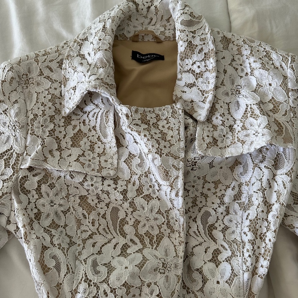 Bebe lace coat